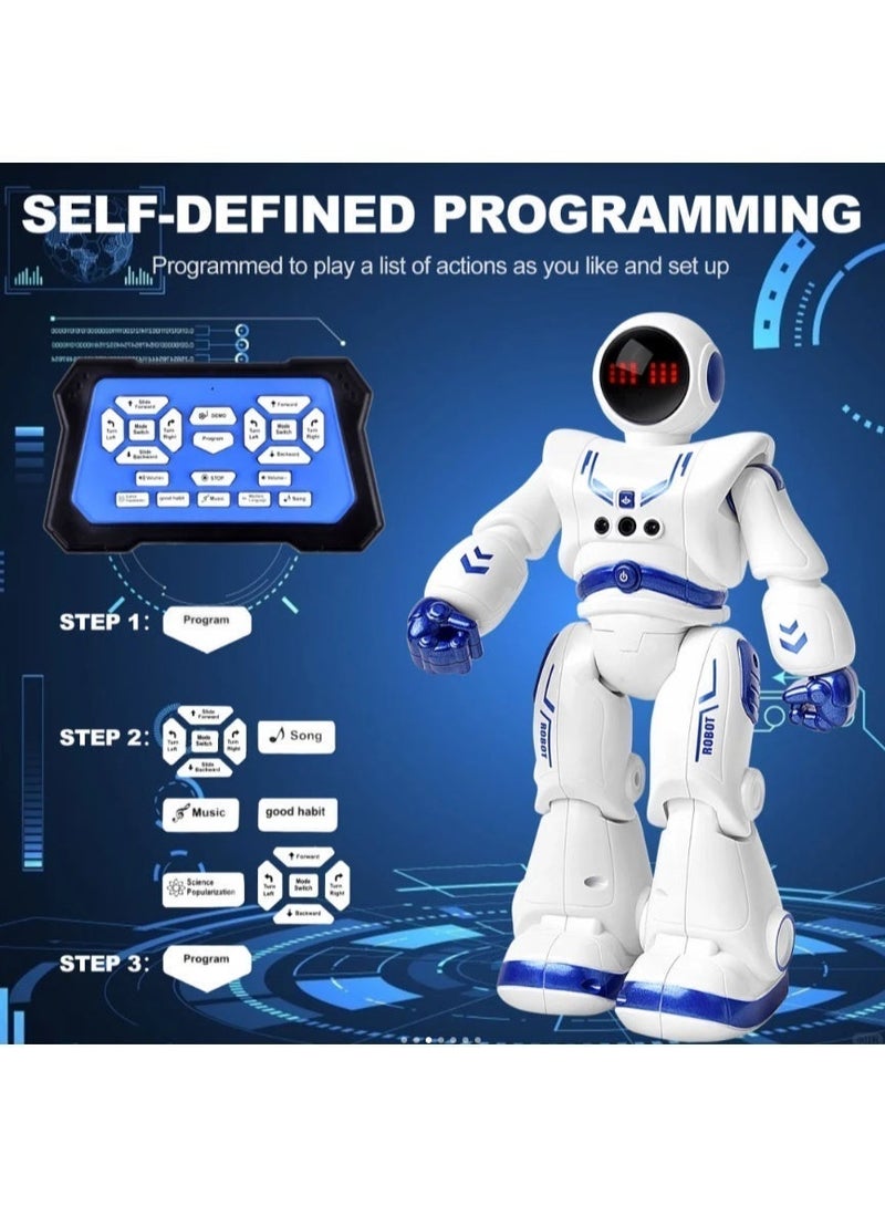 روبوت مصمم بشكل رائع يتم التحكم فيه عن بعد وقابل للبرمجة ويستشعر الإيماءات - Image 2